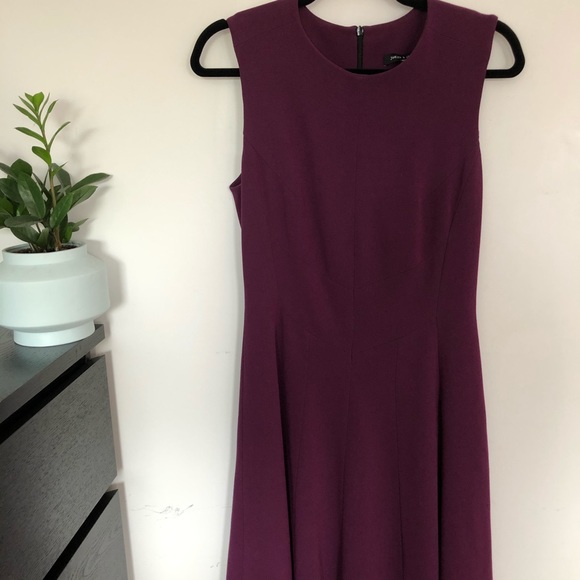 Judith & Charles Aubergine A frame Dress - Picture 3 of 5